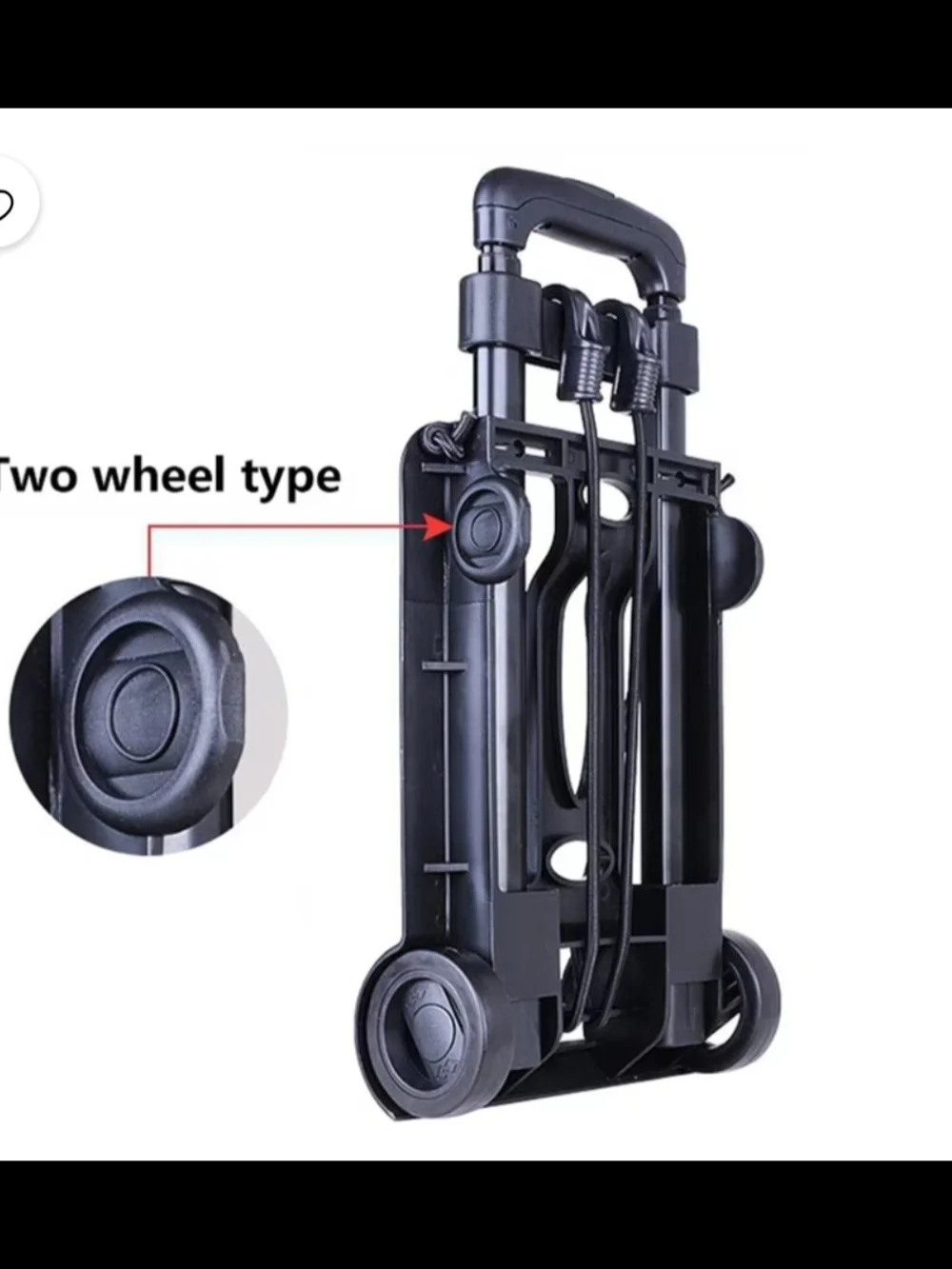 Collapsible Folding Hand Truck Cart,  Dolly New No Tags. Black